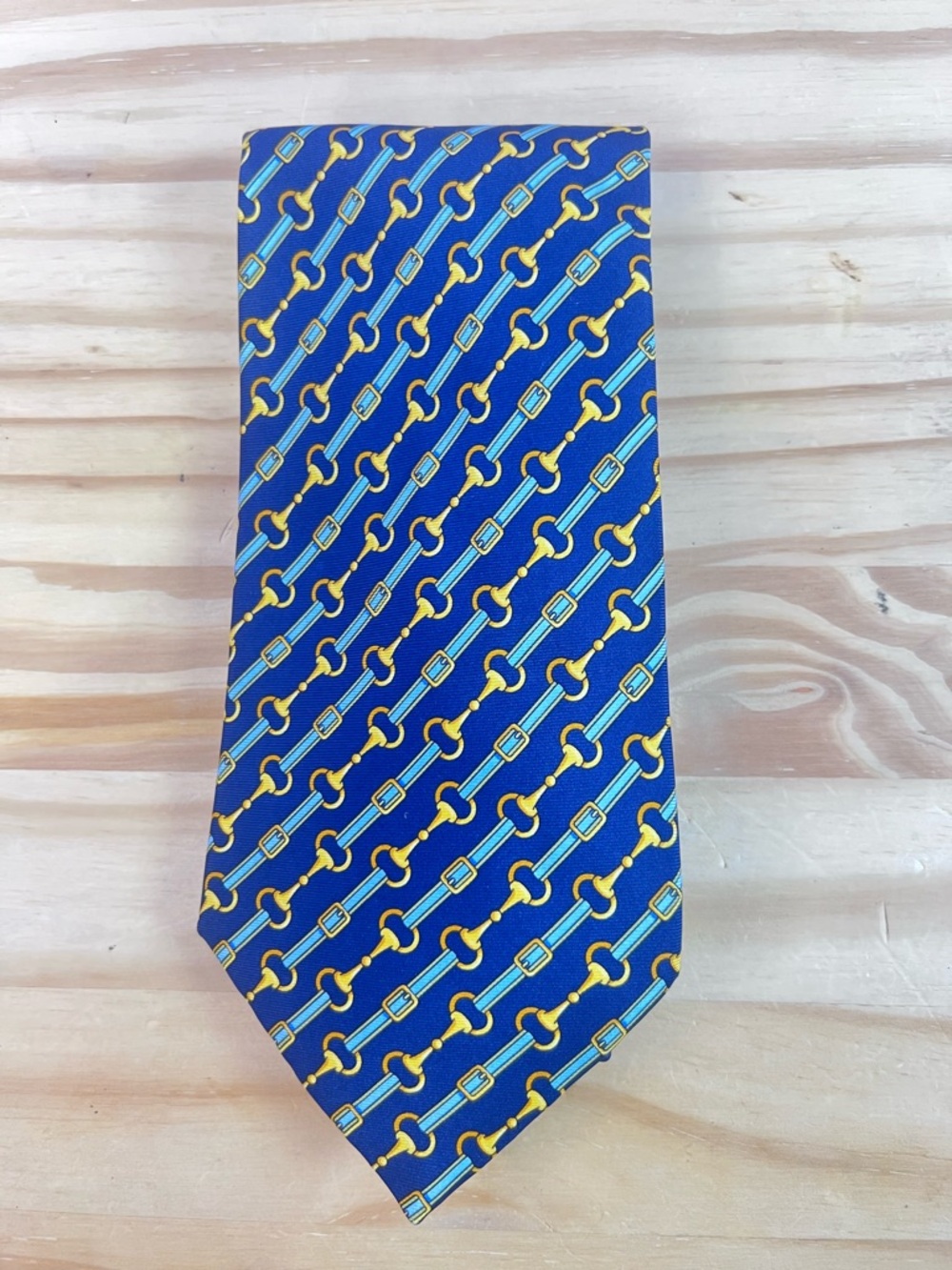 Burberry Horse Bit Vintage Silk Tie